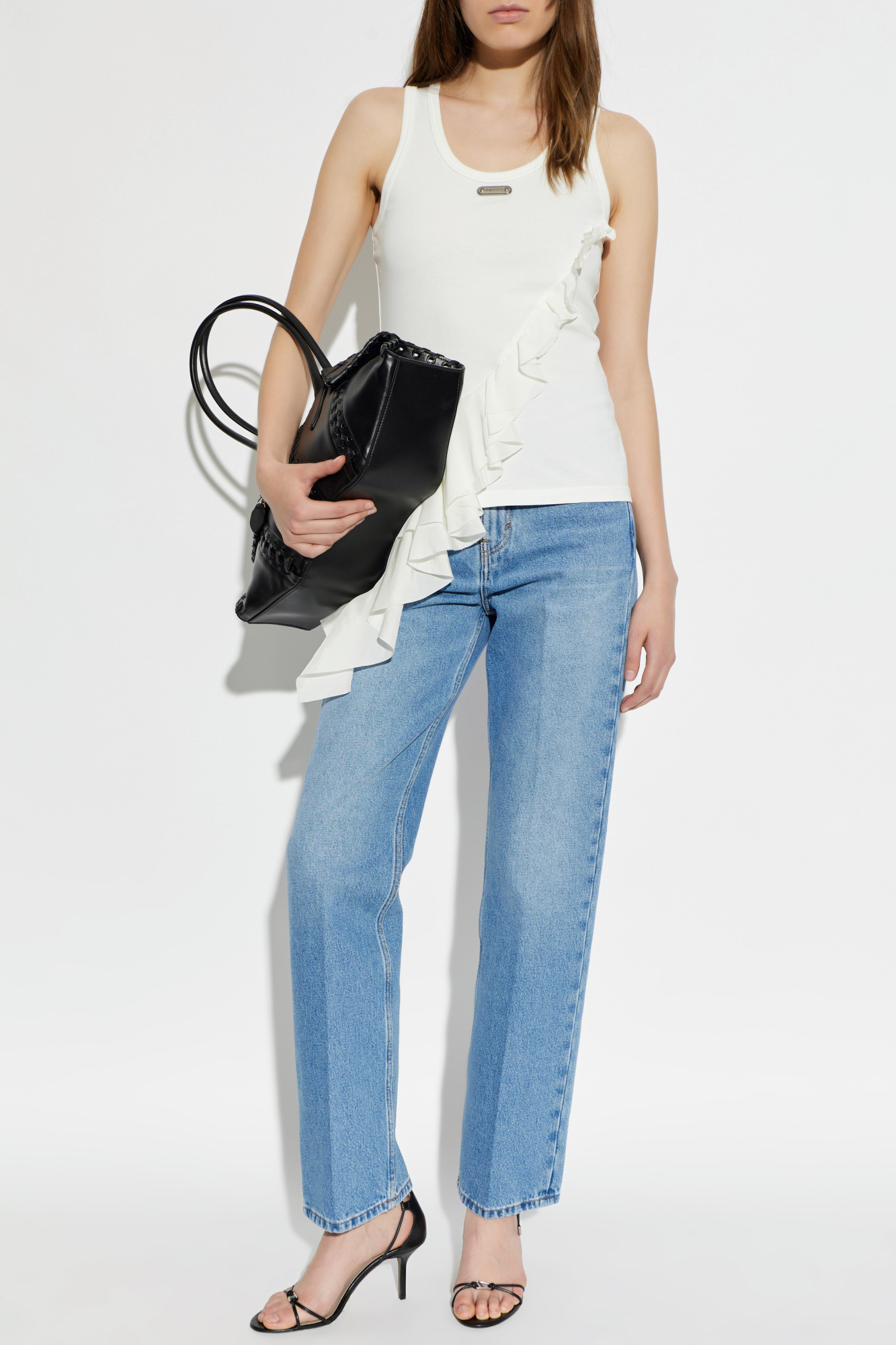 Alexander McQueen Top with an asymmetrical cut | Women's | Vitkac